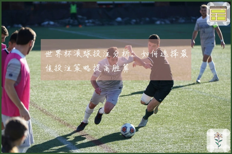 世界杯滚球投注分析：如何选择最佳投注策略提高胜算